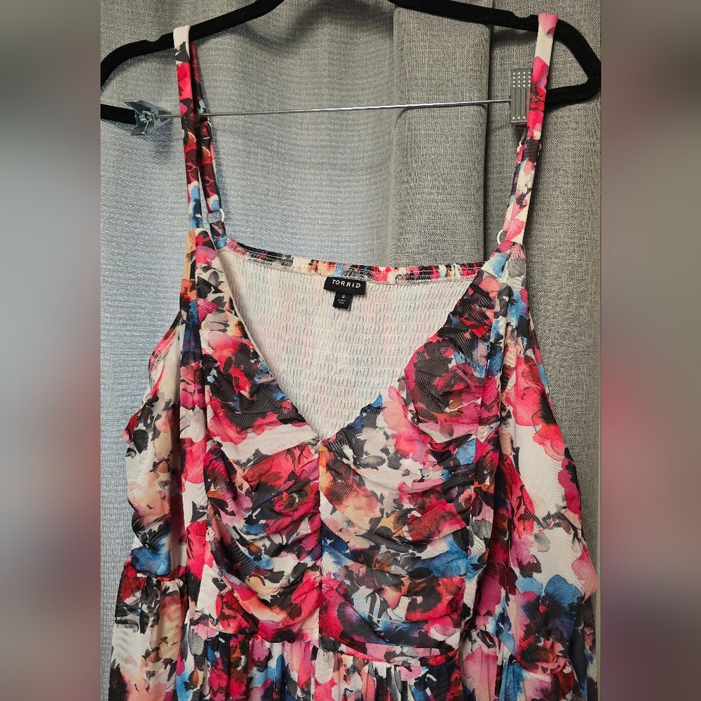 Torrid Multicolor Floral Maxi Dress - Picture 2 of 2